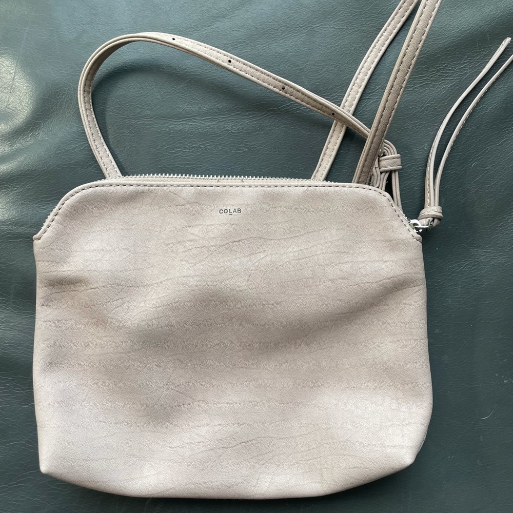Collab vegan leather bag. Gently used like new.